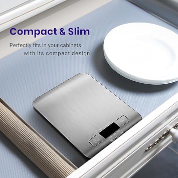 Etekcity Food Kitchen Scale, Digital Grams and Ounces, 11lb