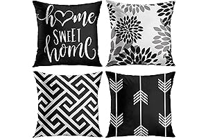 Emvency Set of 4 Throw Pillow Covers