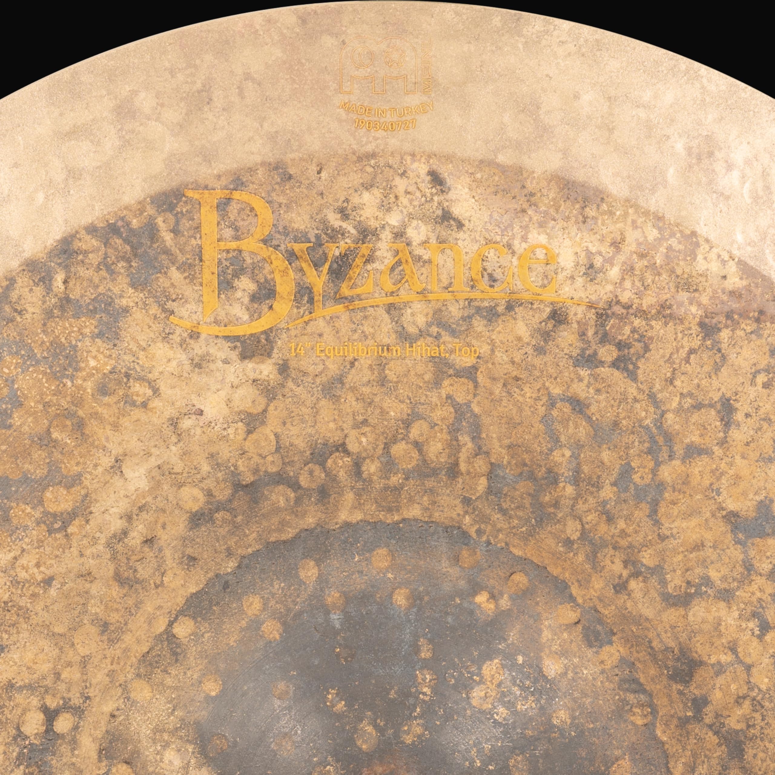 Meinl Cymbals Byzance Vintage Matt Garstka Cymbale Equilibrium Hihat 14 pouces (Vidéo) pour Batterie (35,56cm) Bronze B20, Deux Finitions (B14EQH)