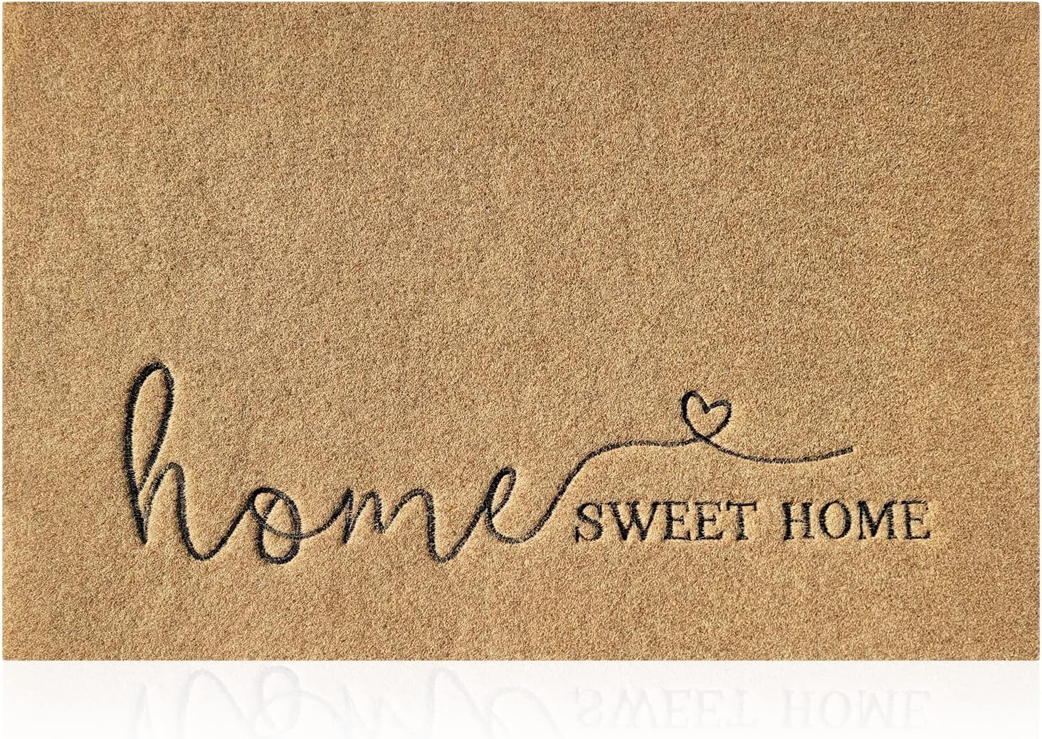 AAZZKANG Brown Welcome Mats for Front Door Large Home Sweet Home Doormat 36"x24" Outdoor Indoor Non Slip Mat with Rubber Backing Easy to Clean Entry Door Mat