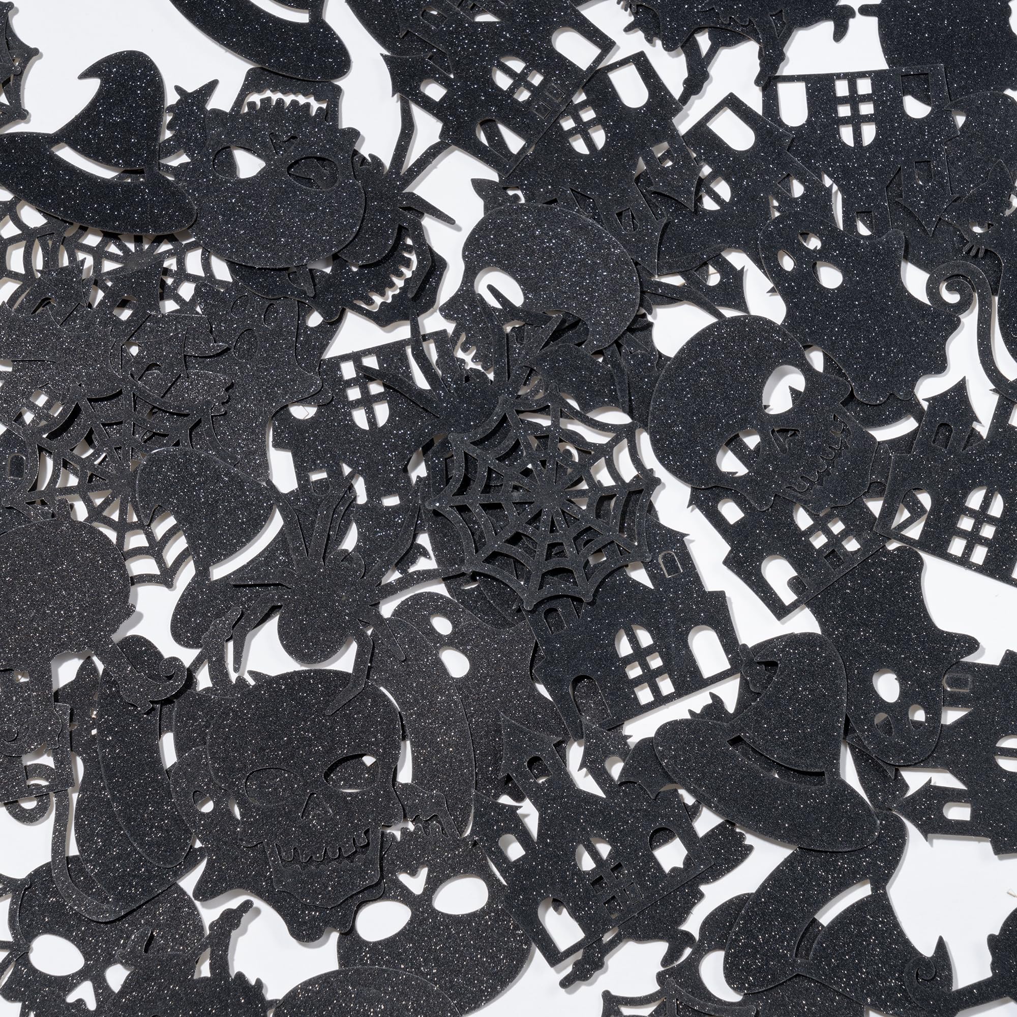 300Pcs Halloween Ghost Confetti Glitter Sprinkles Paper Scatters Table...