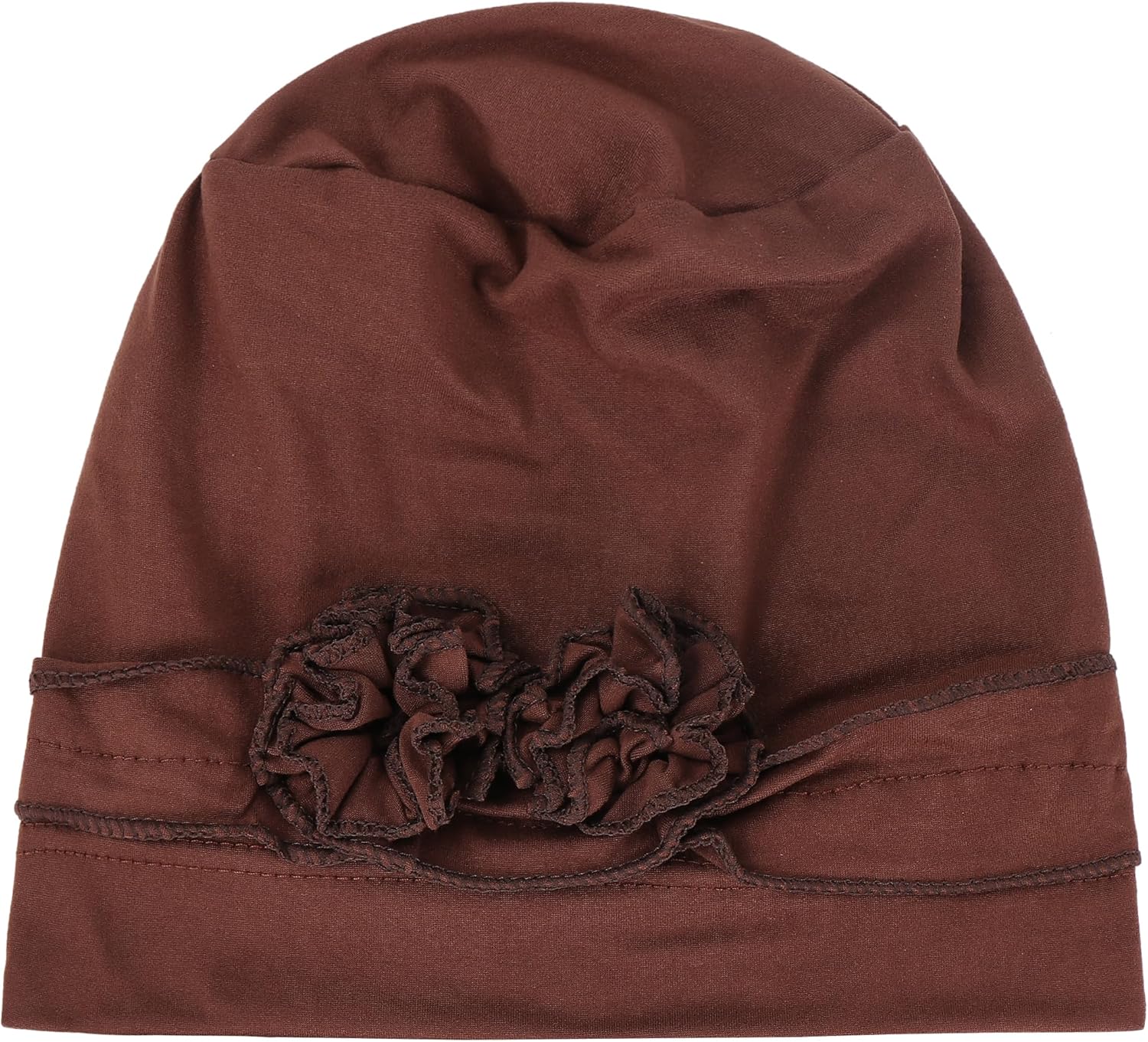 YYAOJHAO Flower Turban Hats for Women - Pre Tied Twist Solid Hedwrap Caps Chemo Cancer Headwear Headscarf Hair Loss Cover - Image 8