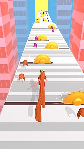 Cabelo comprido Desafio! BeautyQueen DancingHairs Corrida - 3D Corredor Jogo de corrida