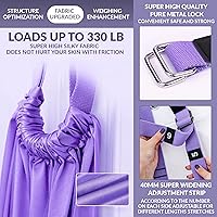 Vista 3 de Leg Stretcher Strap, Stretching Equipment with Door Anchor Flexibility Trainer Backbend Assist for Dance Aerial Yoga Ballet Leg Stretching Exercise