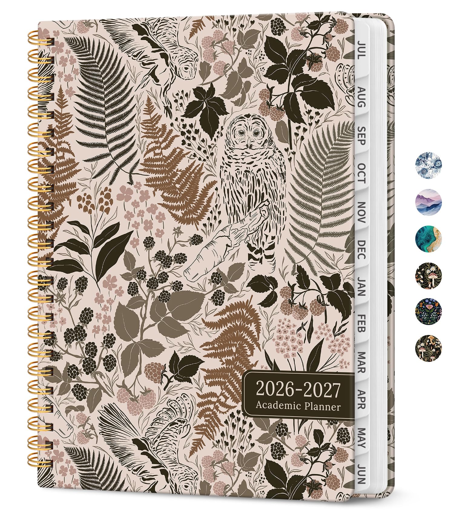 Taja Academic Planner 2026-2027 Weekly & Monthly Hardcover (6.3"x8.5") | USA Imported Agenda Book - main product image