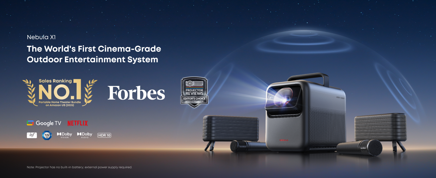 【30h使用】Nebula X1 4K／別売専用スタンド付／Amazon証付 Amazon.com: soundcore Nebula X1 Pro Bundle, Triple Laser 4K Home