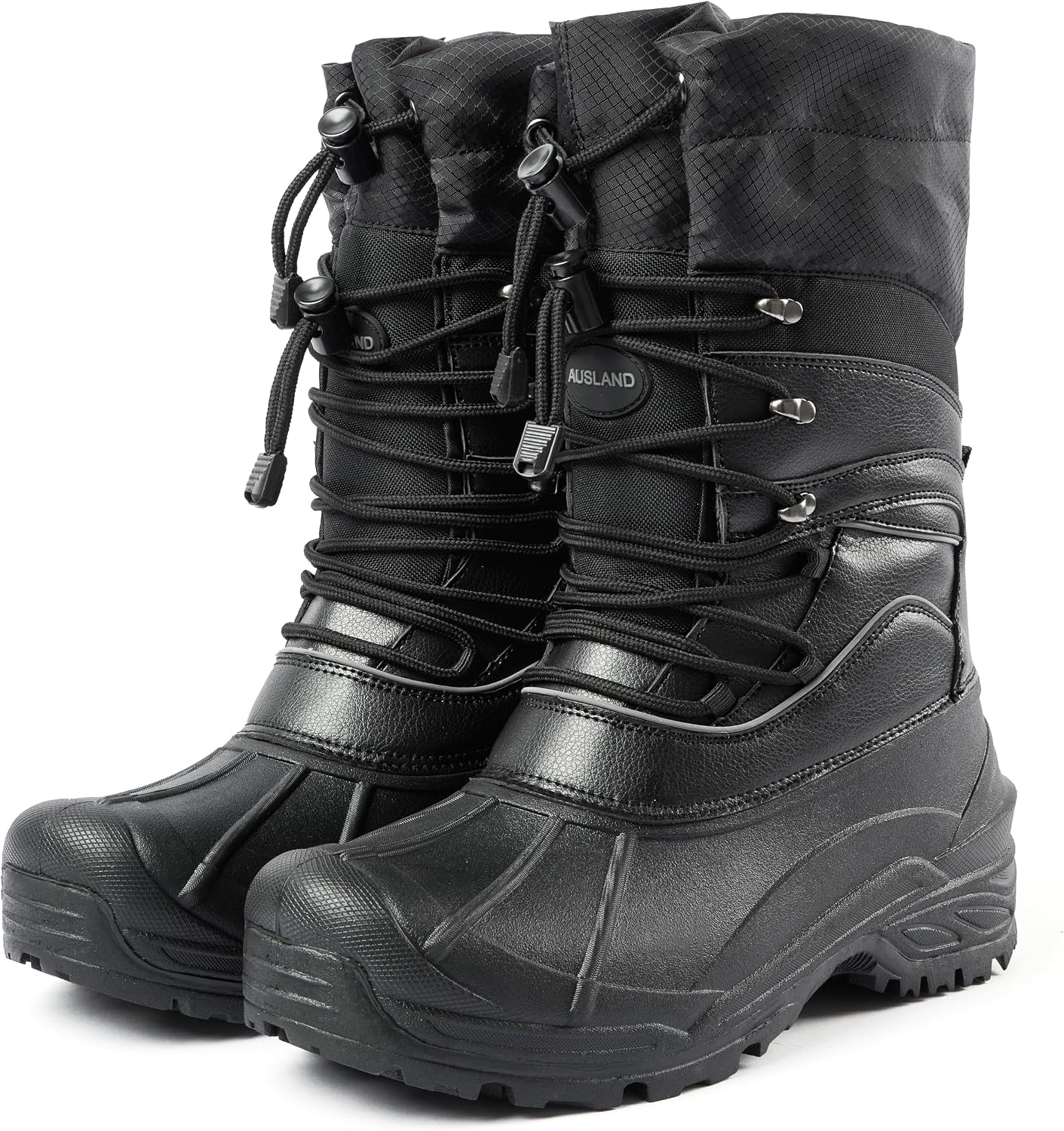 Men‘s Winter Snow Boots Waterproof Insulated Shell Outdoor Footwear E7633