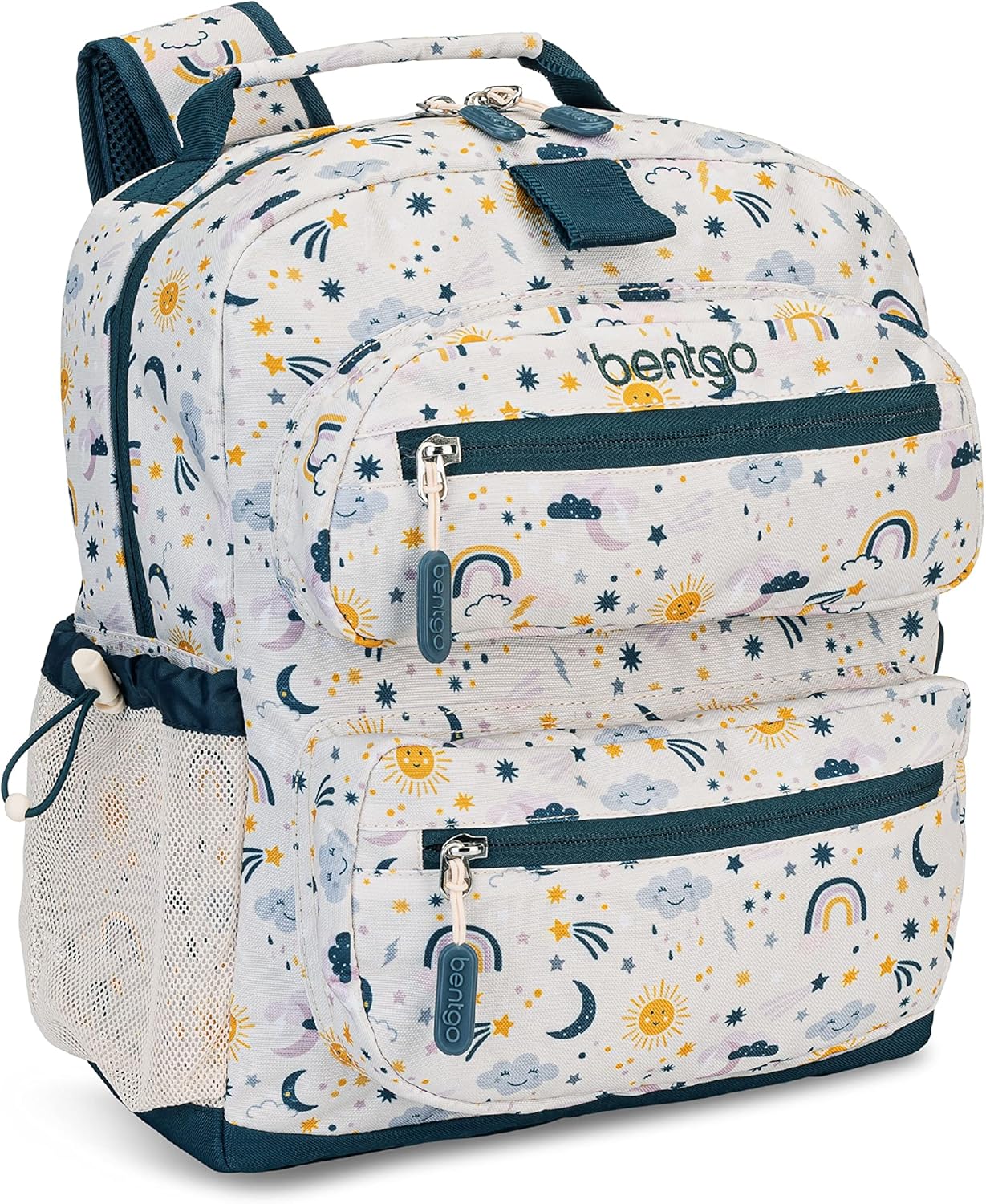 Bentgo® Kids 14” Backpack Set With Kids Prints Lunch Box (Friendly Skies)