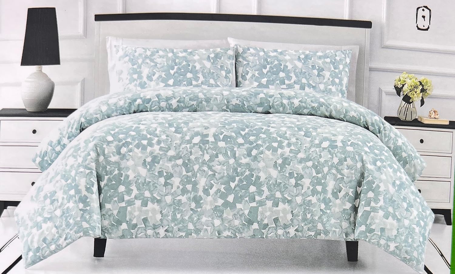 Kate Spade New York Inky Floral, Set of 3 Comforter Set 55