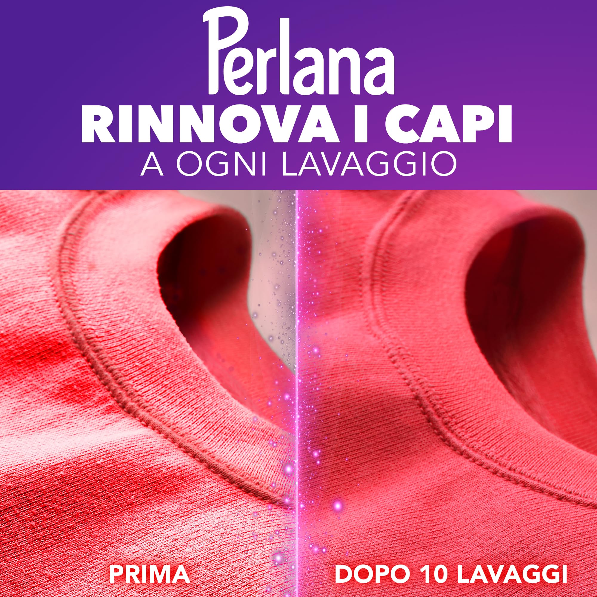 Perlana Detersivo Colorati (8 confezioni da 28 lavaggi), Detersivo lavatrice liquido per tutti i capi colorati, Detersivo colorati per pulizia delicata e colori e fibre rinnovati