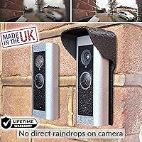 Vista 4 de Funda compatible con timbre de video RingPro y Pro2 Protección de cámara contra la luz de lluvia Delgado y fuerte