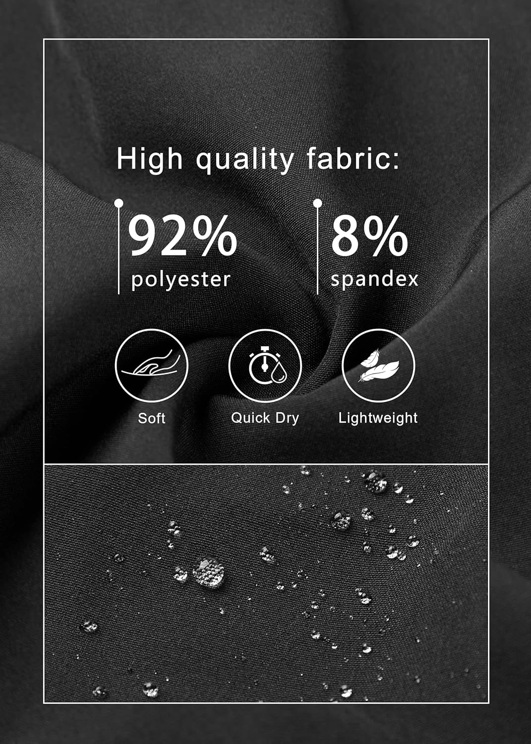 Libin Men's Hiking Cargo Shorts Lightweight Quick Dry Athletic Casual Shorts for Golf Outdoor Active Zipper Pockets - Image 5