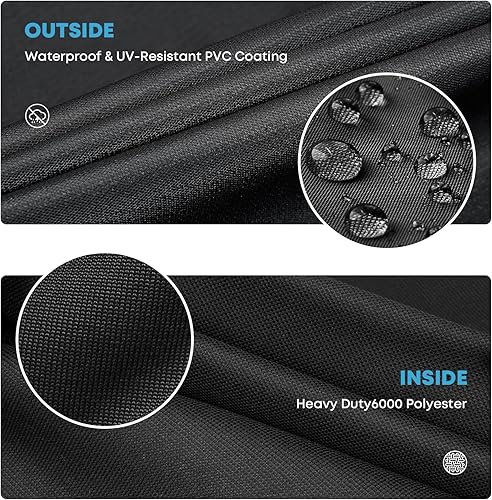 Miniatura 3 de Stanbroil Cubierta de patio para estufa Camp Chef de 2 quemadores, cubierta de estufa al aire libre para estufa de campamento de 14 x 32 pulgadas,