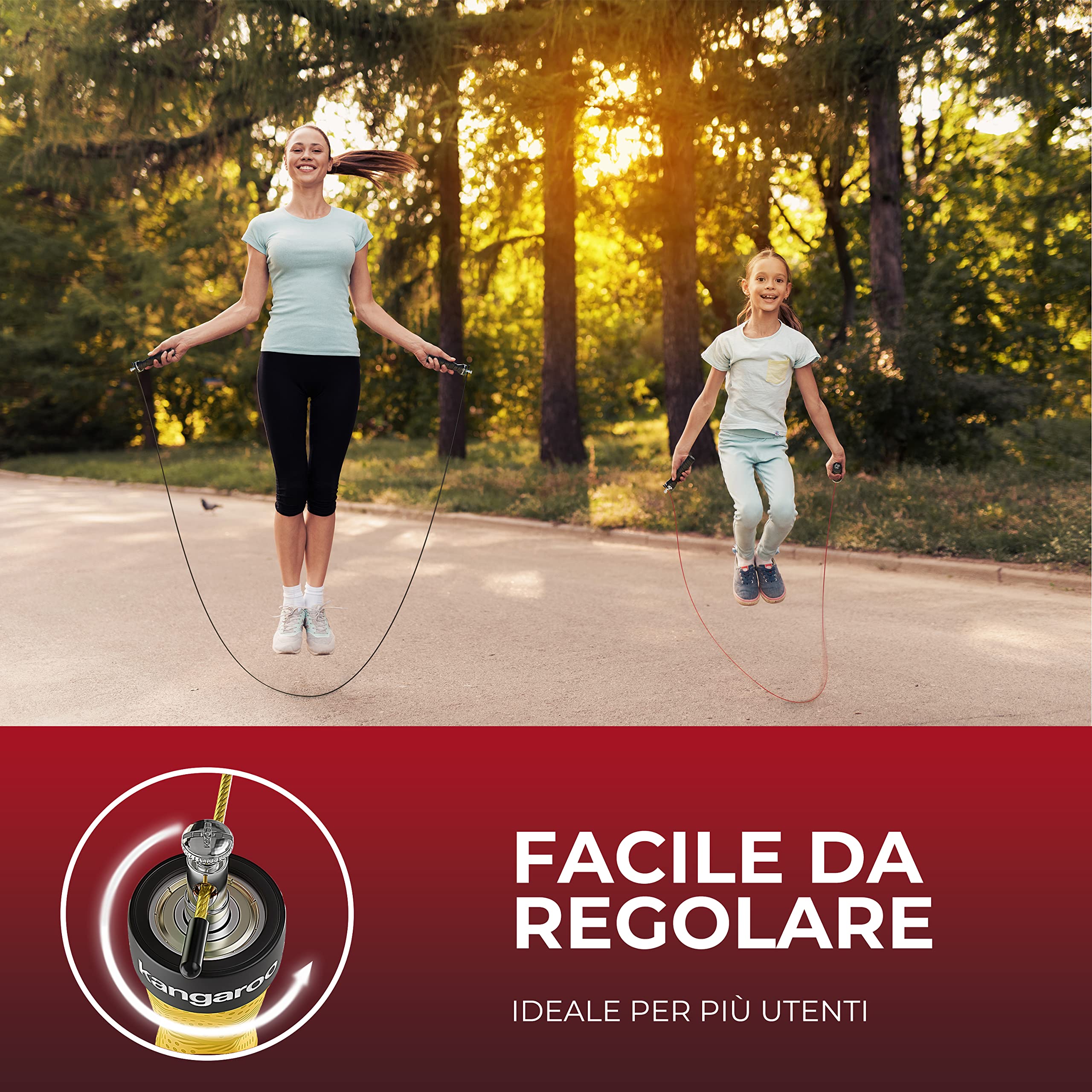 Corda per saltare professionale crossfit con piano di allenamento corda bonus e borsa - Corda da saltare corda per saltare boxe salto palestra - Corde per saltare pesante jumping speed jump rope