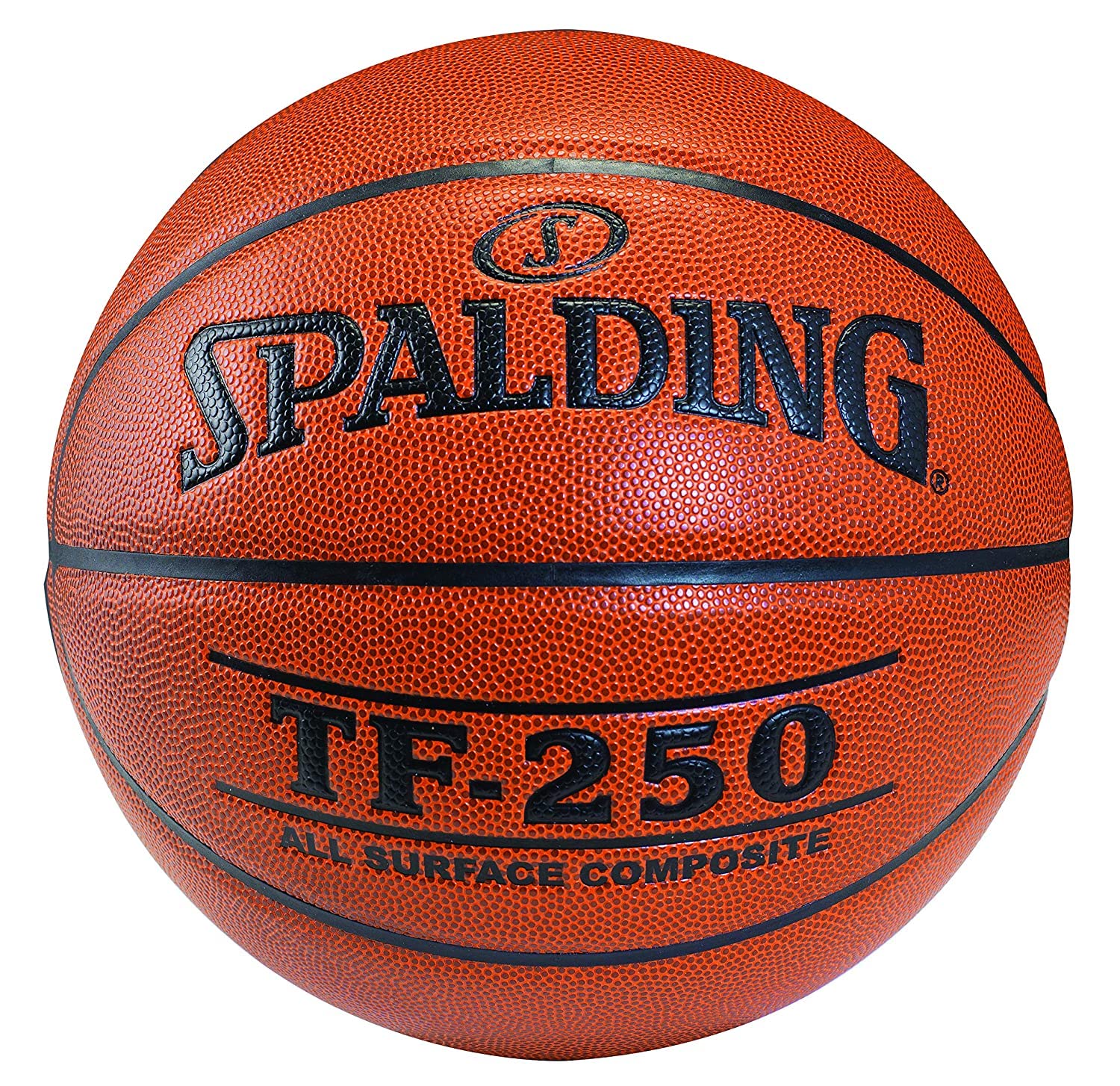 Basketball TF-250 Professional Basketball Spalding Basketball || Basketball with Pump || Basketball Combo || Basketball Size 6-7 Basketball for Men Full Size (6 Without Pump)