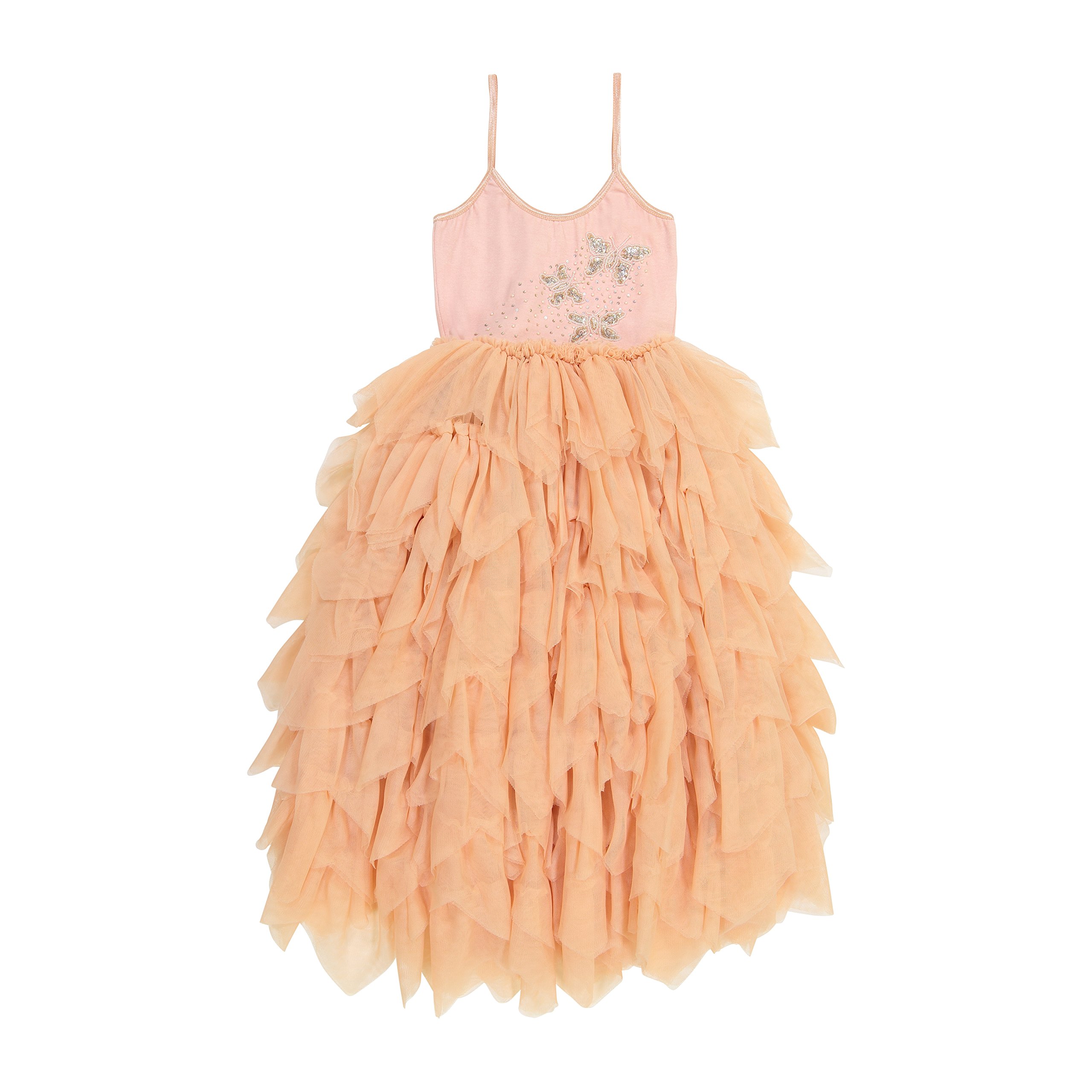 Masala Kids Girls' Little Jewel Butterfly Dress Blush, 4Y