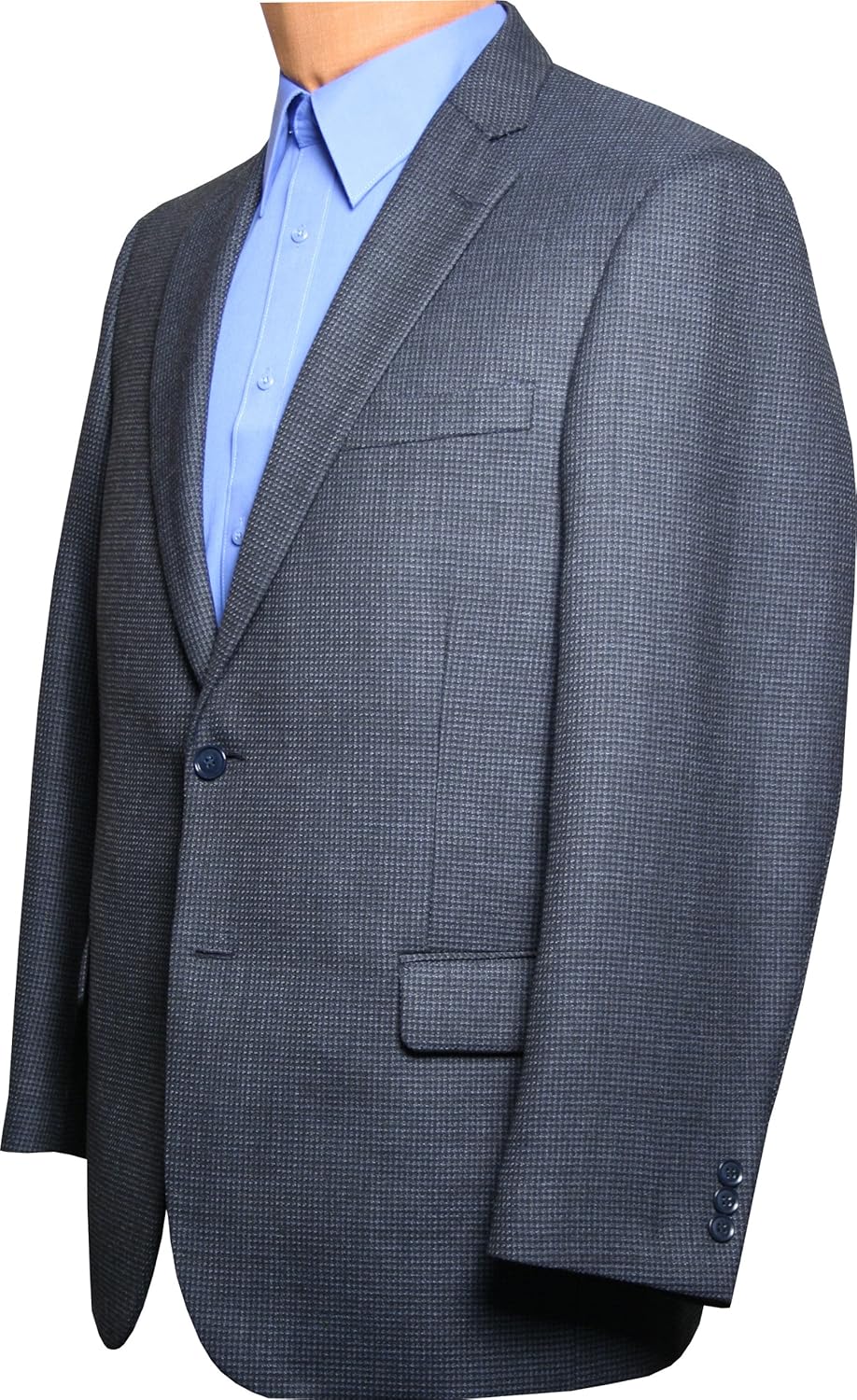 Blue Check Sport Coat - 1562 Check