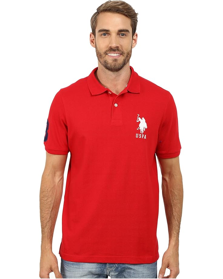 U.S. POLO ASSN. Solid Pique Polo - Main View