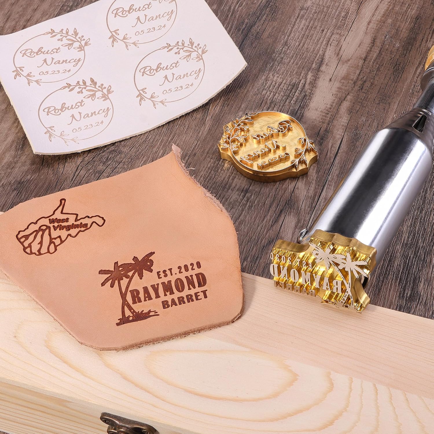 Custom Logo Stamp for Leather, Custom Stamp for Leather Studio Gift, Business Logo Icon Stamps, Brass Stamps Tools
