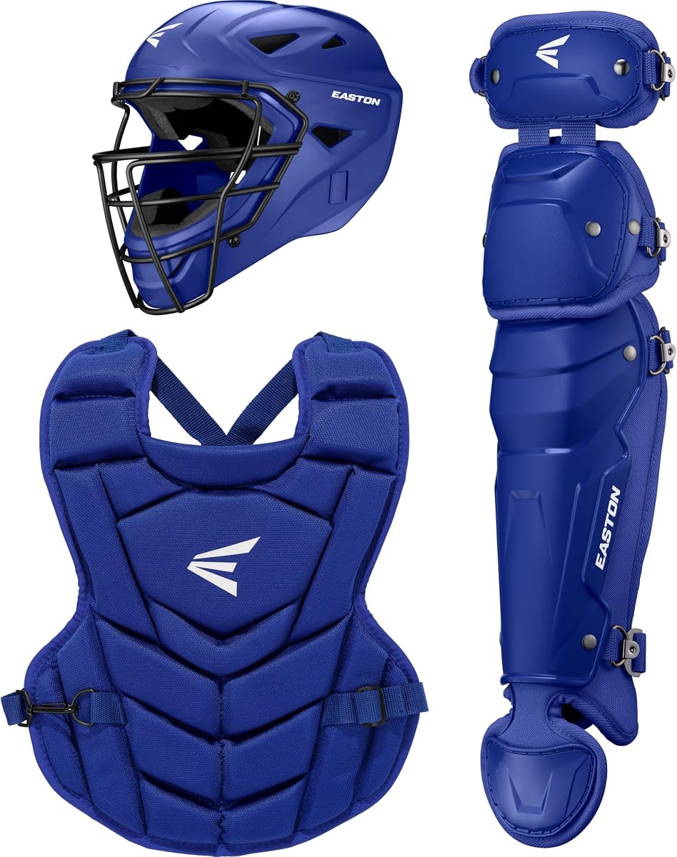 Easton | Black Magic 3.0 Juego de equipo de receptor de béisbol juvenil | Casco, protector de pecho y protectores de piernas | Múltiples tamaños/colores