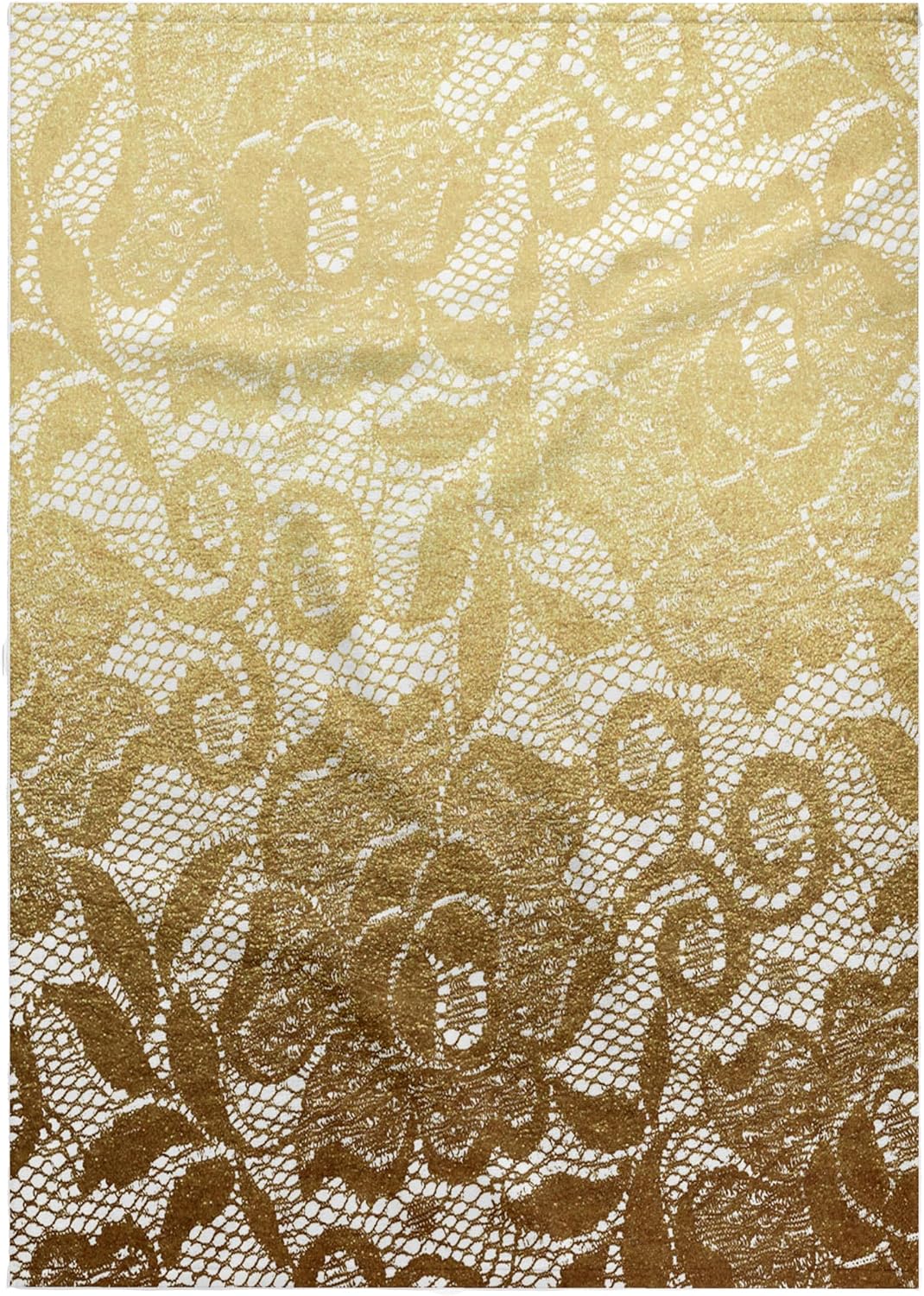 3dRose Pretty Image of Gold Image of Lace Pattern 22x30 Bath Hand Pool Towel