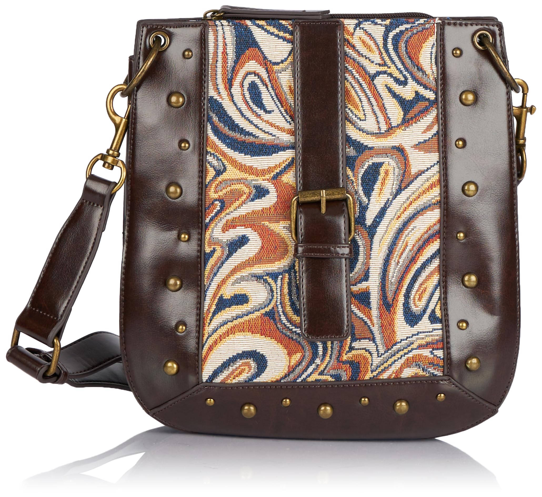 SIDONA Women's Handbag, Brown multi-coloured, One size