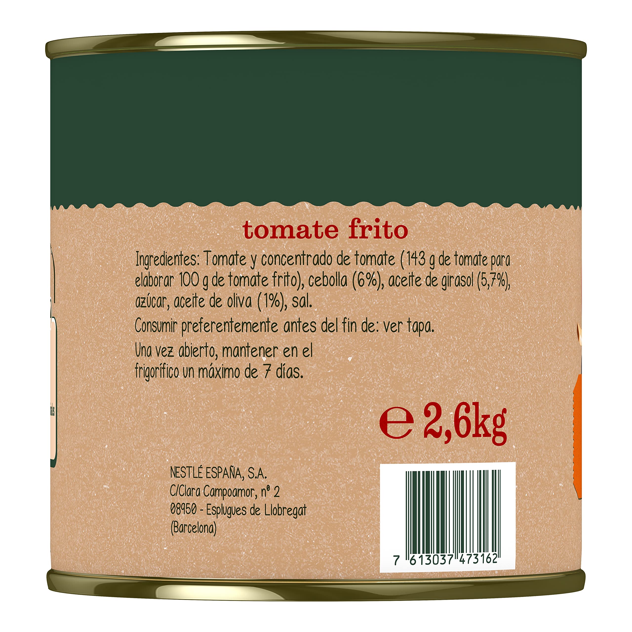 Solis Tomate Frito Estilo Casero 2.6 kg
