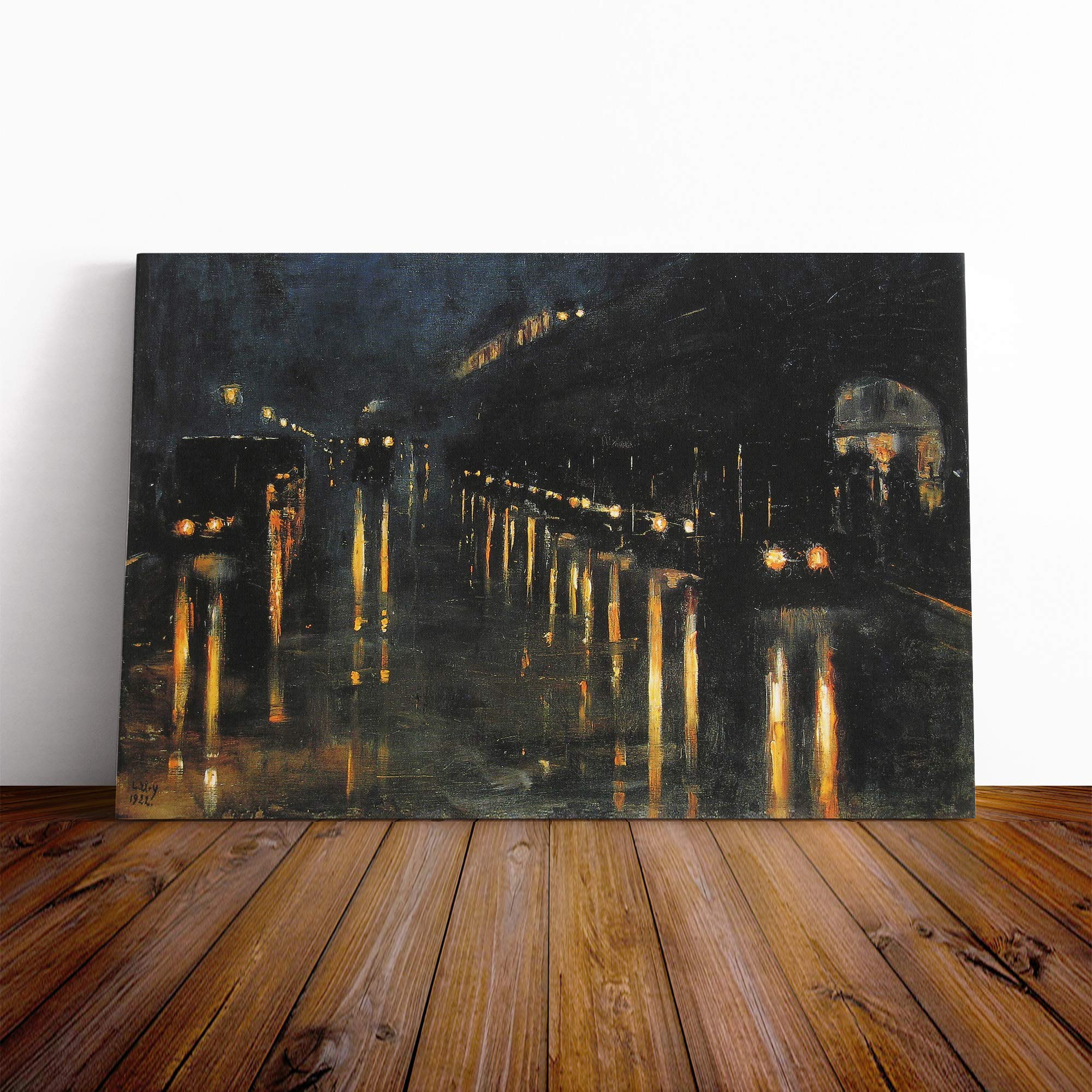 Lesser URY Train Station Canvas Print | Gallery Wrapped 30mm Frame Wall Art | 24x16 inches | Ready to Hang | Modern Vehicles Picture | Living Room Bedroom Lounge Office