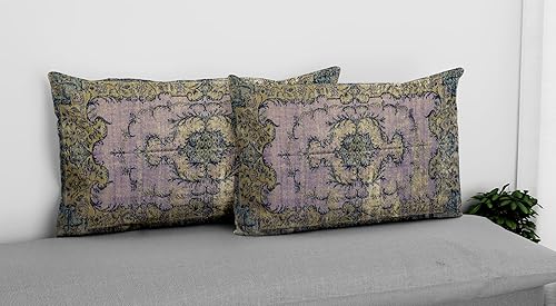 Miniatura 7 de TurkishRug - Kingdom 2 Pack Pattern Handmade Kilim Cushion Cover Ethnic Pattern Farmhouse Soft Pillow Cover Washable Printed Home Dekor Decorations