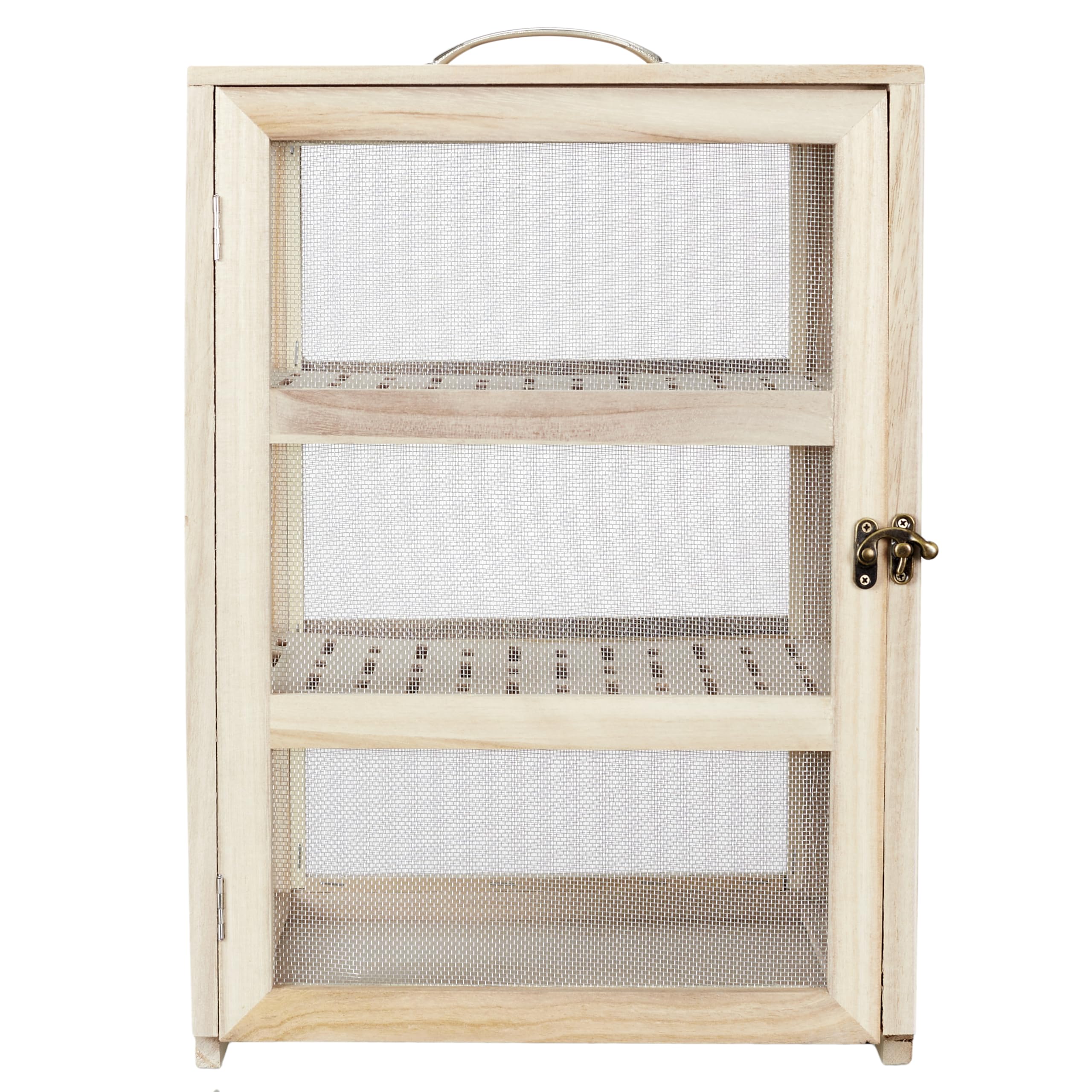 COOK CONCEPT Garde Manger 28 x 24 x 39 cm Cucina Conservazione Altro Accessorio, Paulownia, Legno, Acciaio, 28,2 x 24 x 39