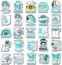 25Pcs Addiction Recovery Awareness Stickers, Inspirational Waterproof Vinyl Stickers for Water Bottles Book Laptop Car Truck Bicycle Decorations Decorative Accessories CB059