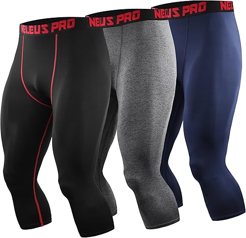 Neleus - Leggings de compresión para hombre