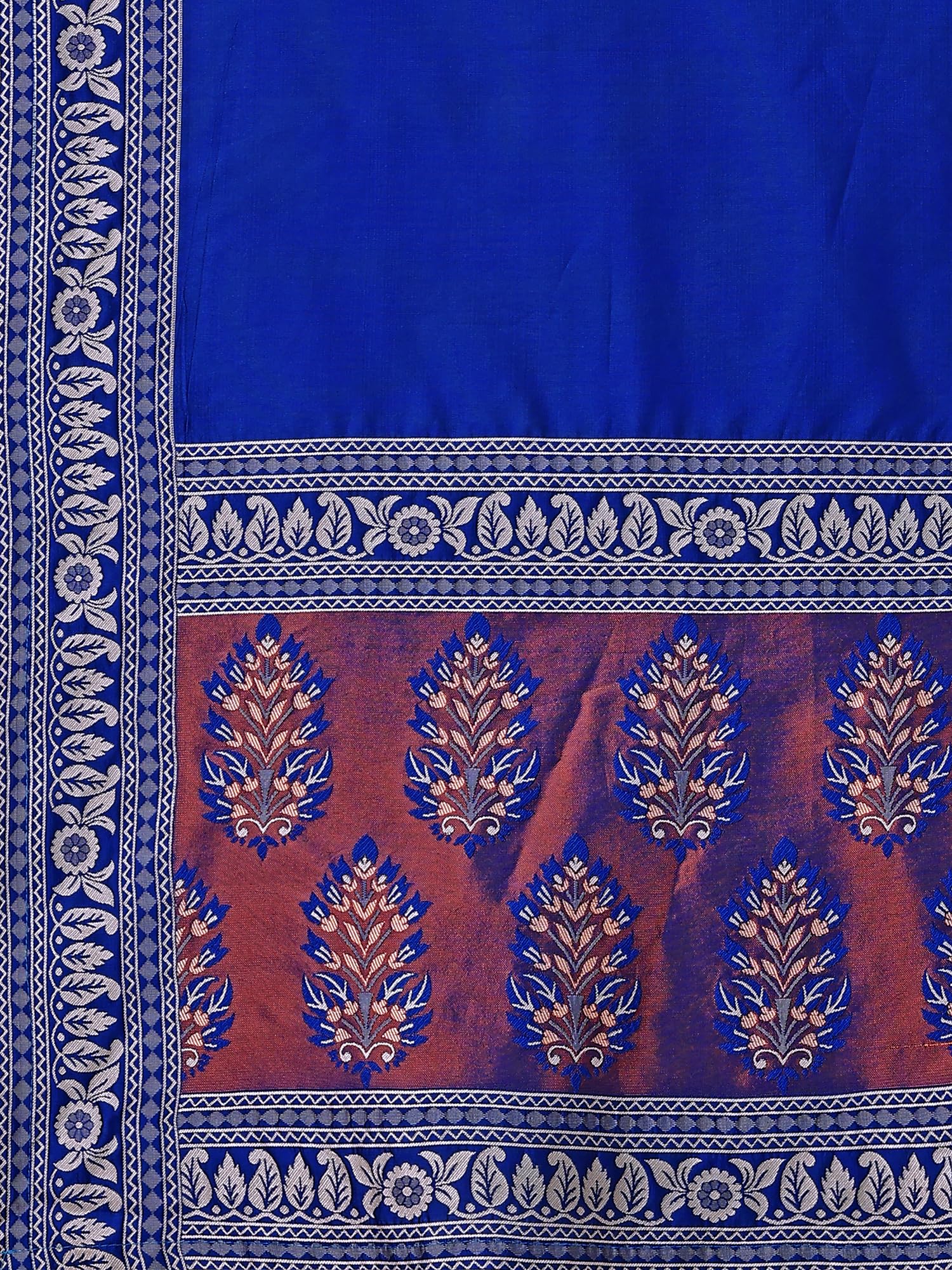 PURVAJA Lehenga Choli damski zestaw ze sztucznego jedwabiu, półszyty