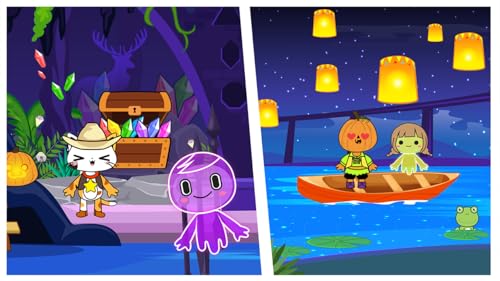 Main Street Pets Haunted Village - Ghost Town Friends Pretend Play Games