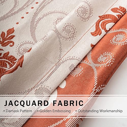 Miniatura 7 de JADE POKE Cenefa de ventana de cascada de jacquard para sala de estar, cenefa floral rosa para habitación de los niños, cenefa con bolsillo para