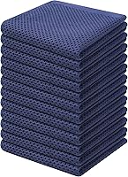 Vista 82 de Kitinjoy - Paños de cocina de 100 % algodón, tela de tejido gofrado, paño de limpieza ultrasuave, absorbente y de secado rápido.