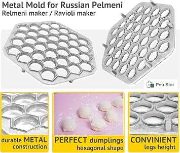 Ravioli Maker Metal Form Meat Pelmeni Dumplins Pasta