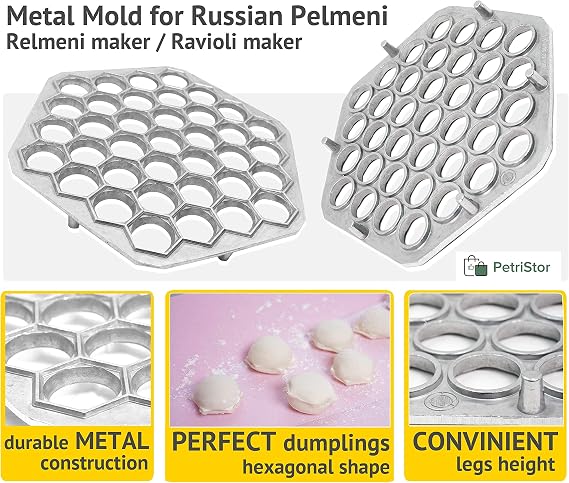 Ravioli Maker Metal Form Meat Pelmeni Dumplins Pasta
