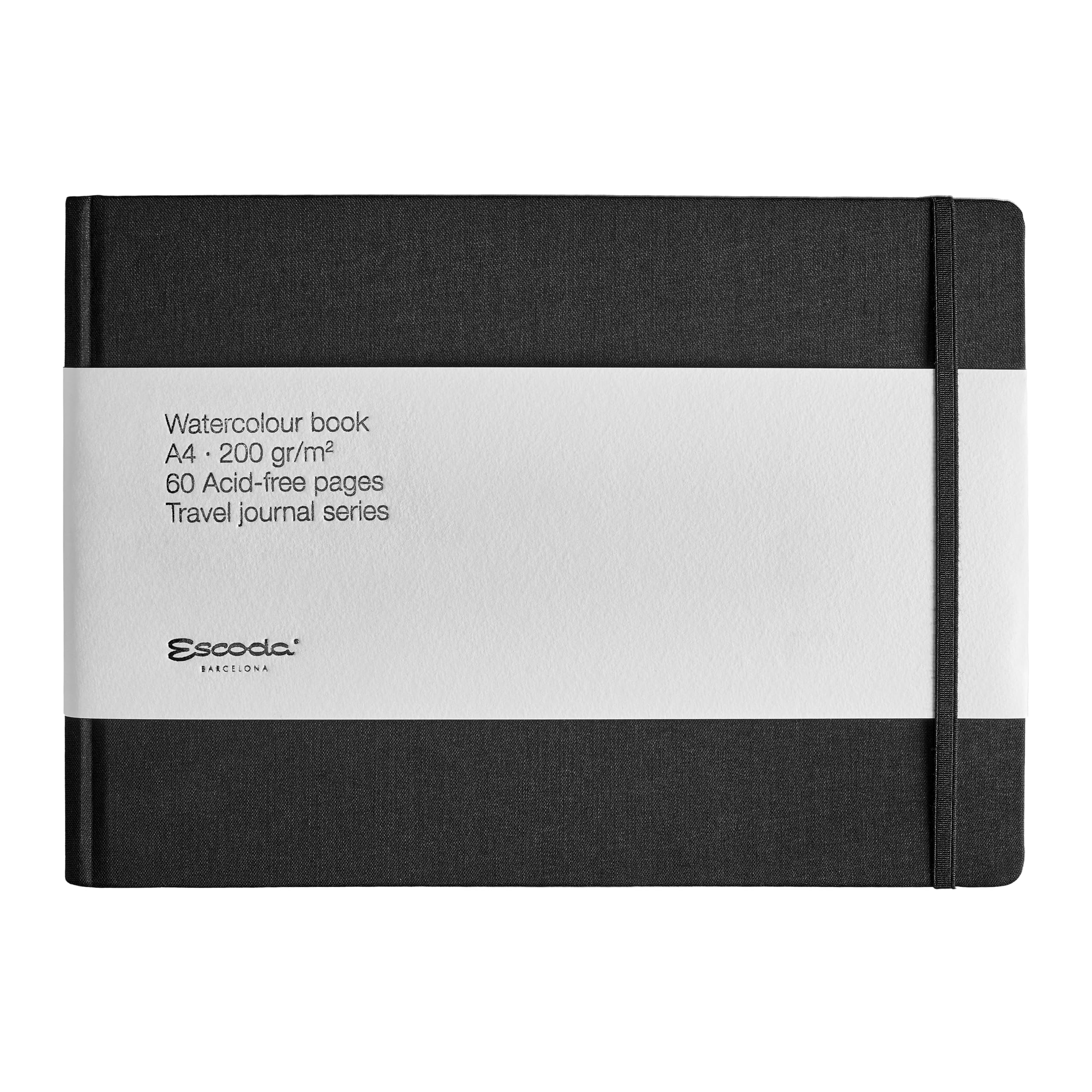Escoda Szkicownik akwarelowy z krajobrazem, format A4, 200 g, papier bezkwasowy, drobnoziarniste, naturalne, białe arkusze, 60 stron, model L200-40