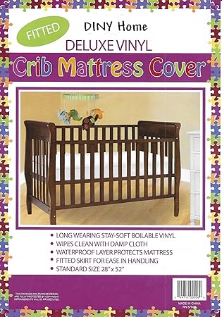 plastic crib mattress protector
