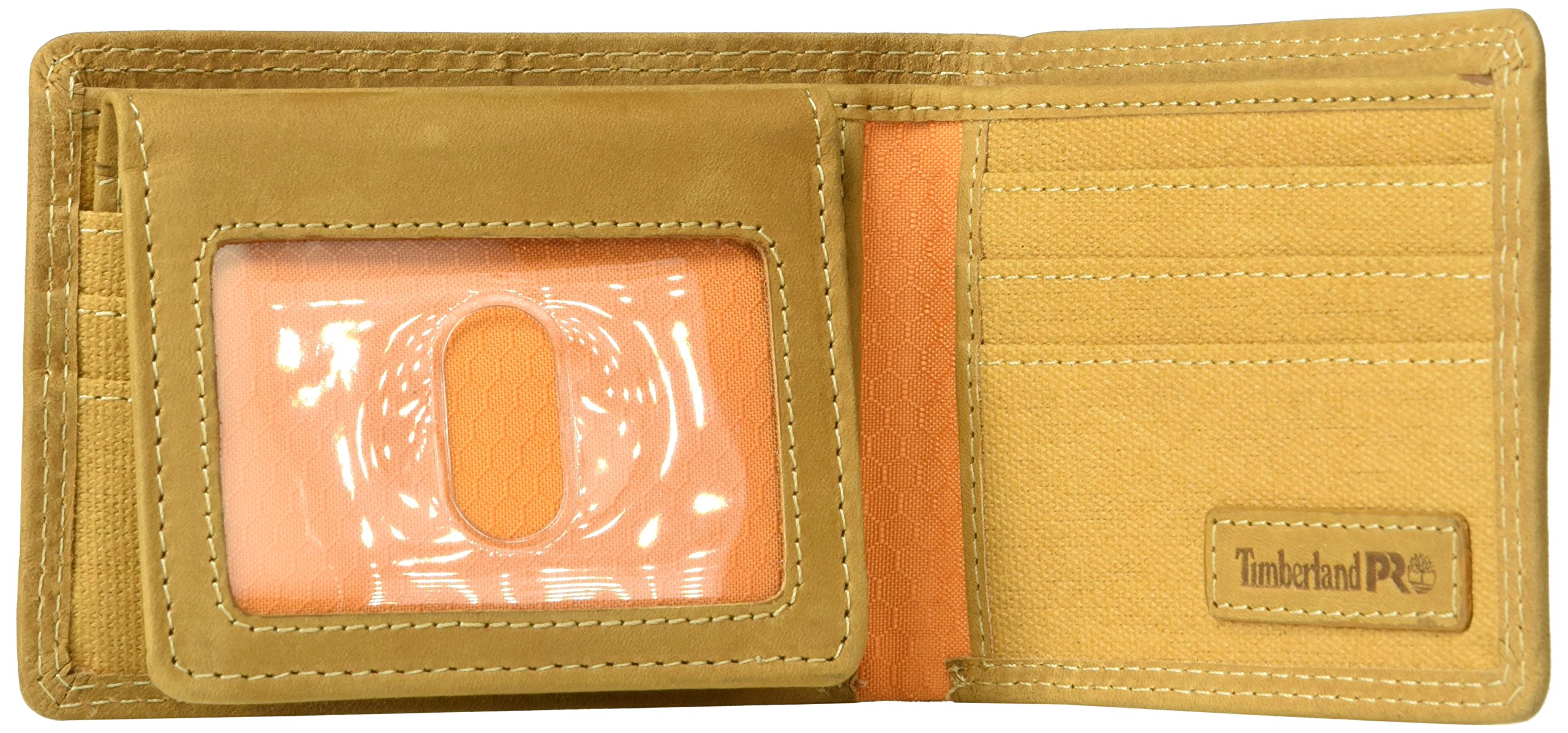 Timberland Pro Cartera RFID de Cuero para Hombre con Bolsillo extraíble para Tarjetas, Trigo/Pullman, Talla única