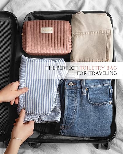 Miniatura 37 de Benevolence LA Neceser para mujer, neceser de viaje para cosméticos, maquillaje, artículos de tocador Neceser para viajes, bolsa de cosméticos