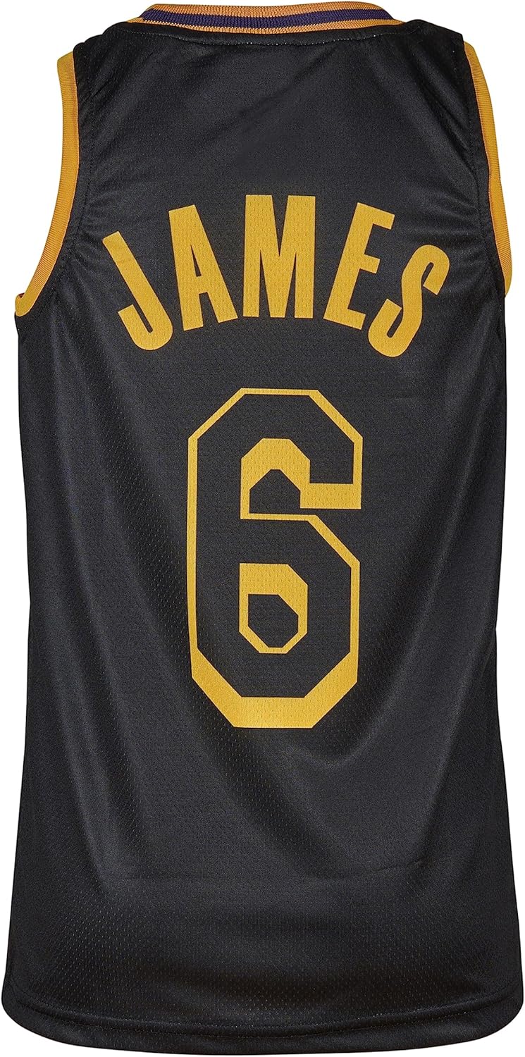 black and yellow lebron james jersey