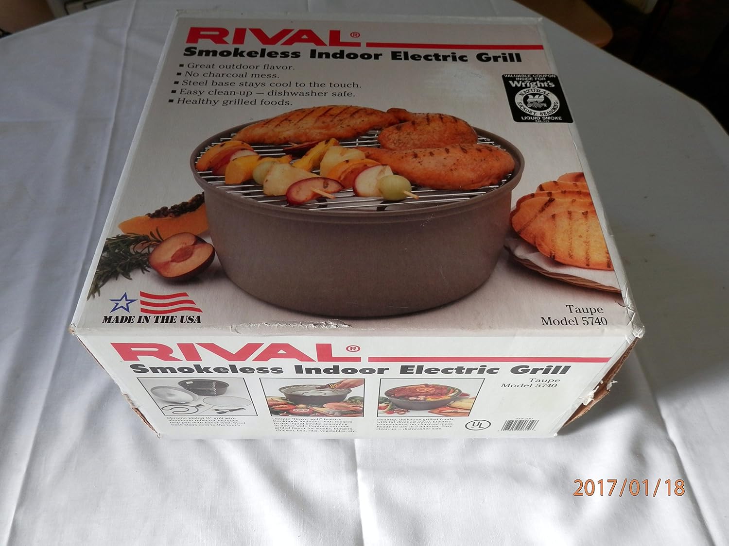 Rival Smokeless Indoor Electric Grill 5740 Amazon.in Home & Kitchen