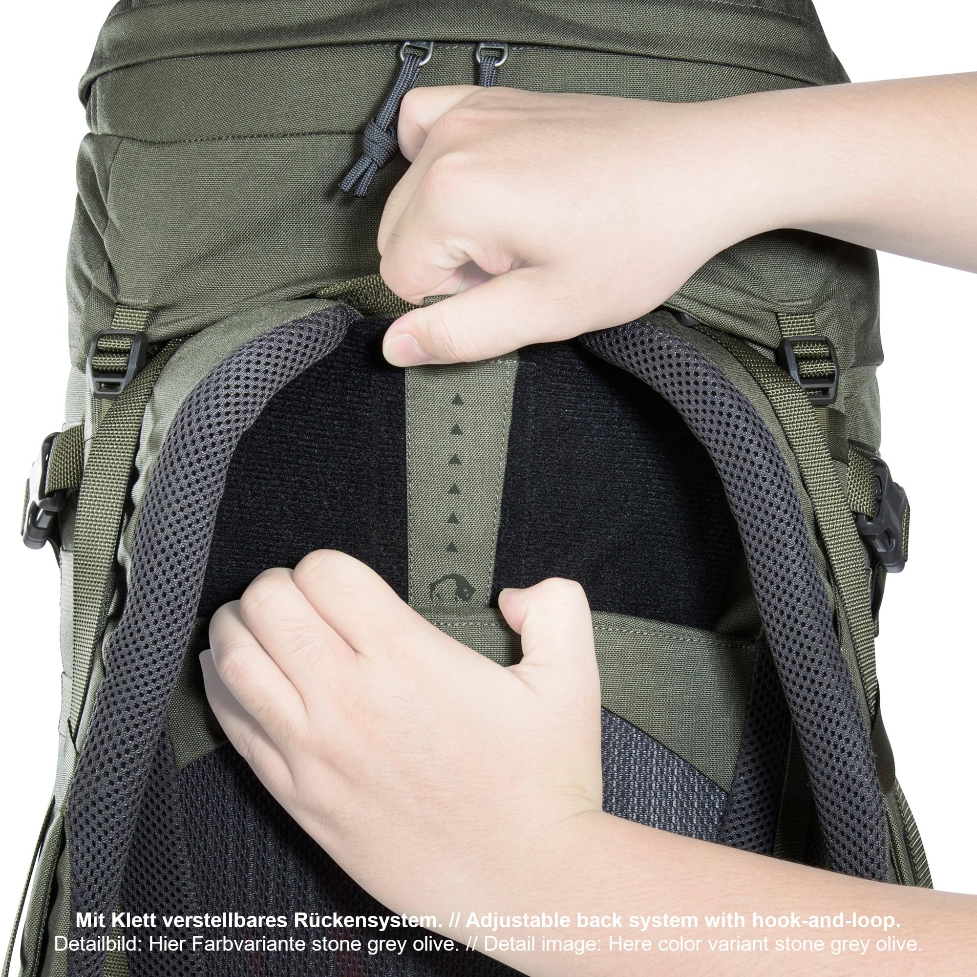 Tatonka Pyrox 40+10 Women BC - Bushcraft-Rucksack für Damen - Mit großer Frontöffnung, MOLLE-System, Bodenfach, Regenhülle und stufenlos einstellbarem Rückensystem - 50 Liter