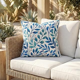 Fab Habitat Indoor/Outdoor Throw Pillow Made from Recycled Polyester Yar...