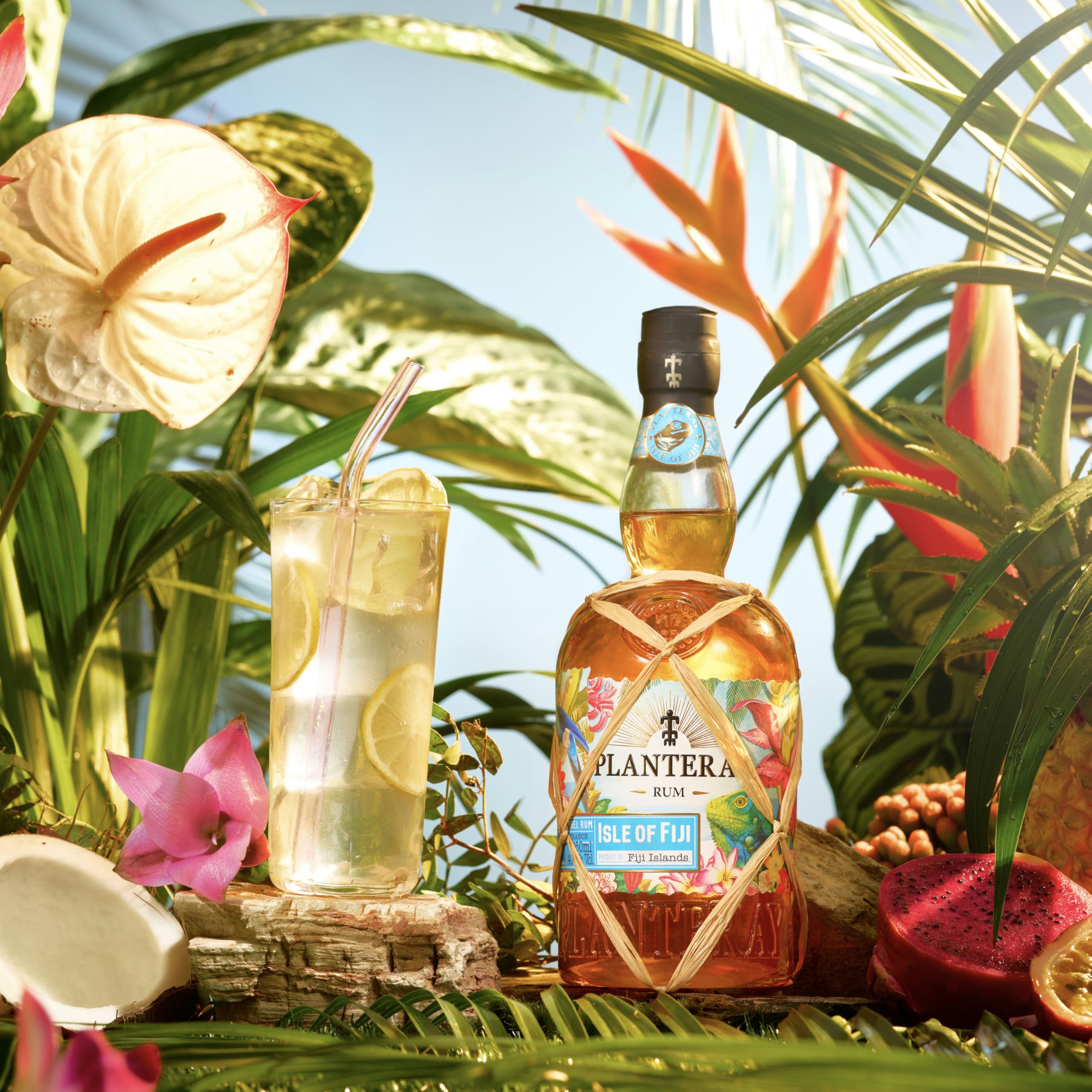 PLANTERAY RUM - (ehemals Plantation) - Isle of Fiji - Herkunft: Fidschi-Inseln - Doppelreifung - 40% Alkohol - 70 cl