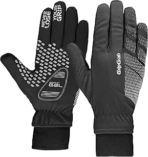 GripGrab Guantes de Ciclismo Ride Cortavientos Térmicos de Invierno Acolchados con Forro Polar Guantes Invierno Ciclismo