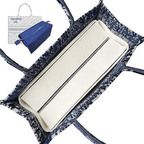 Insert for Book Tote Organizer Medium, Small Book Tote Organizer Insert Best Fit Detailed Size, Large Book Tote Bag Organizer Premium Felt Handmade