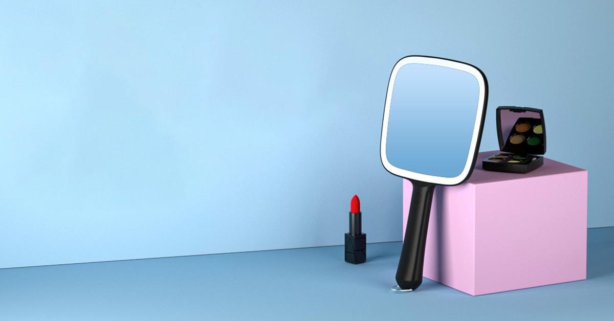 Amazon.com: Famihomii Hand Mirror with 3 Light Color & Dimmable